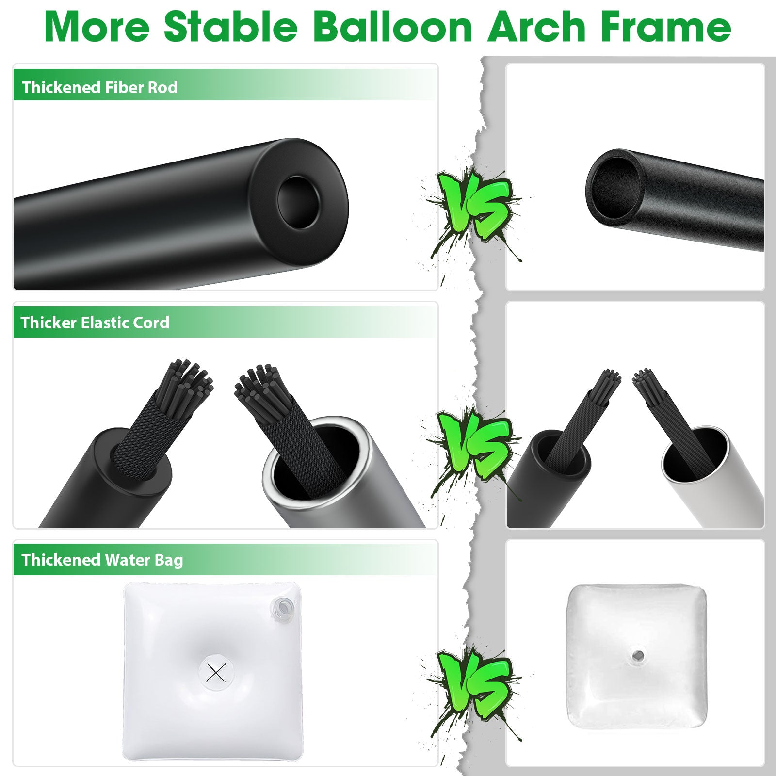 IDAODAN Balloon Arch Kit, Balloon Arch Stand with Base, Adjustable Wide Garland Arch for Wedding Baby Shower Birthday Party Supplies Decorations